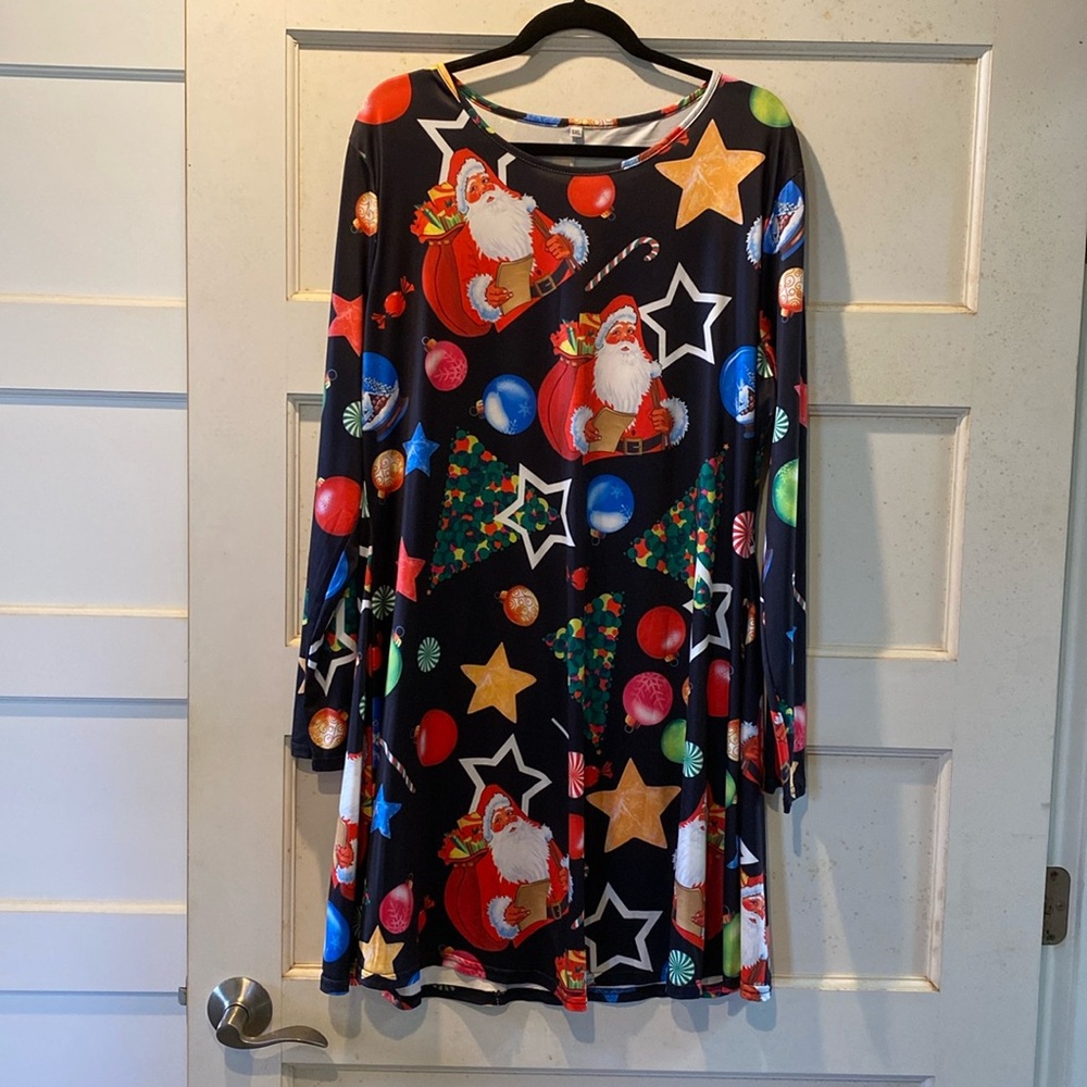 CHRISTMAS Swing Dress! Chinese 5XL fits like US 2XL.